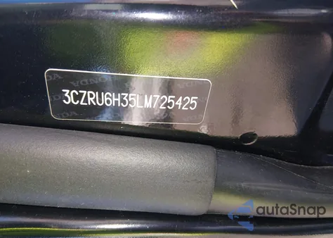 2020 Honda Hr-V Awd Lx z USA, uszkodzony, nr VIN 3CZRU6H35LM725425